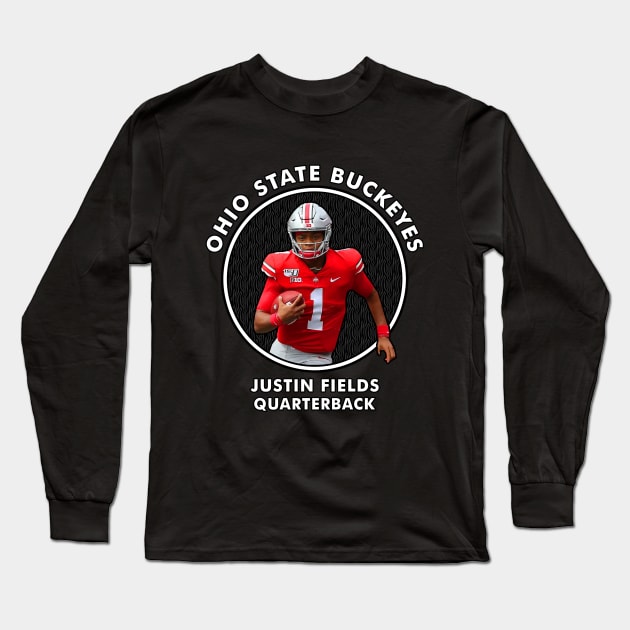 JUSTIN FIELDS - QB Long Sleeve T-Shirt by Mudahan Muncul 2022